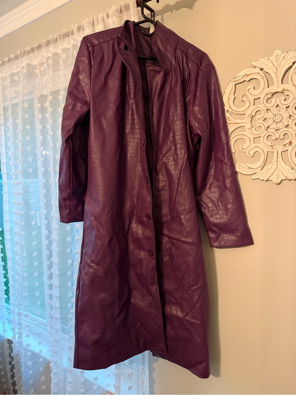 Joker Halloween costume trench coat